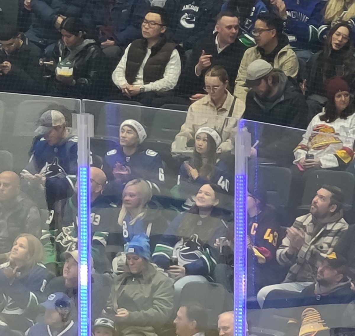 A <a href="/Stephabues/">stephanie</a> sighting at a <a href="/Canucks/">Vancouver Canucks</a> game? Shocking. Lol. 🤣
