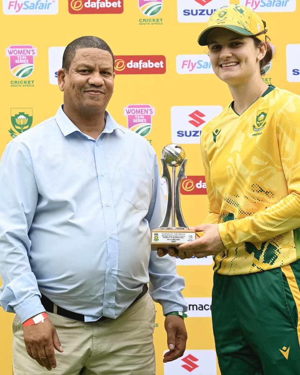IDFMAGA's tweet photo. A captain’s masterclass! 👑

Player of the Match The Laura Wolvaardt ❤️ 
#SAvsIRE https://t.co/dEsMqeYQye