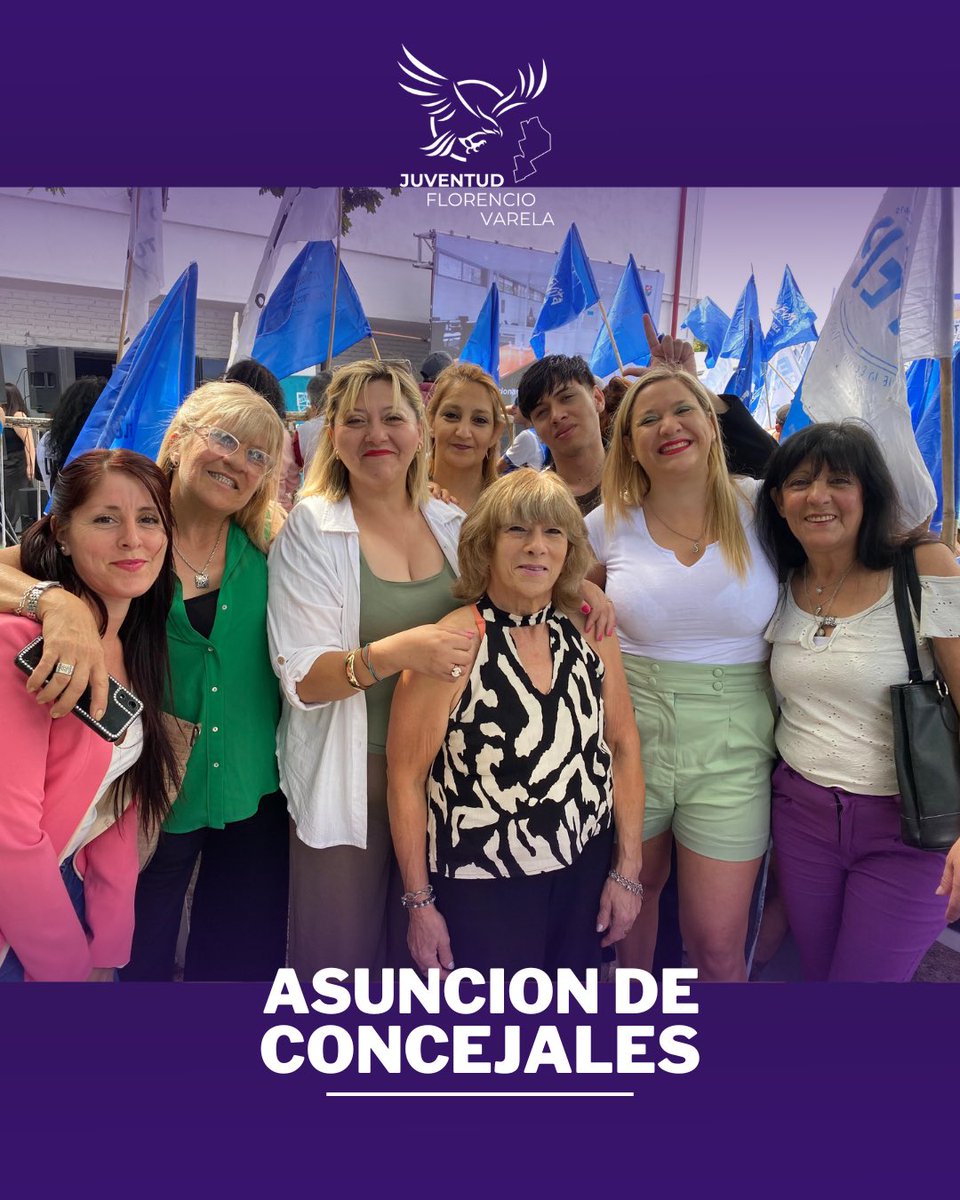 JLLA_FV's tweet photo. Hoy juventud estuvo presente en la Asunción de nuestros concejales, sabemos que van a dar la batalla para que varela despierte🇦🇷💜 Felicitaciones a Javier serra, Martin castello y a carolina gallo🦁 https://t.co/7mYdBoG8mr