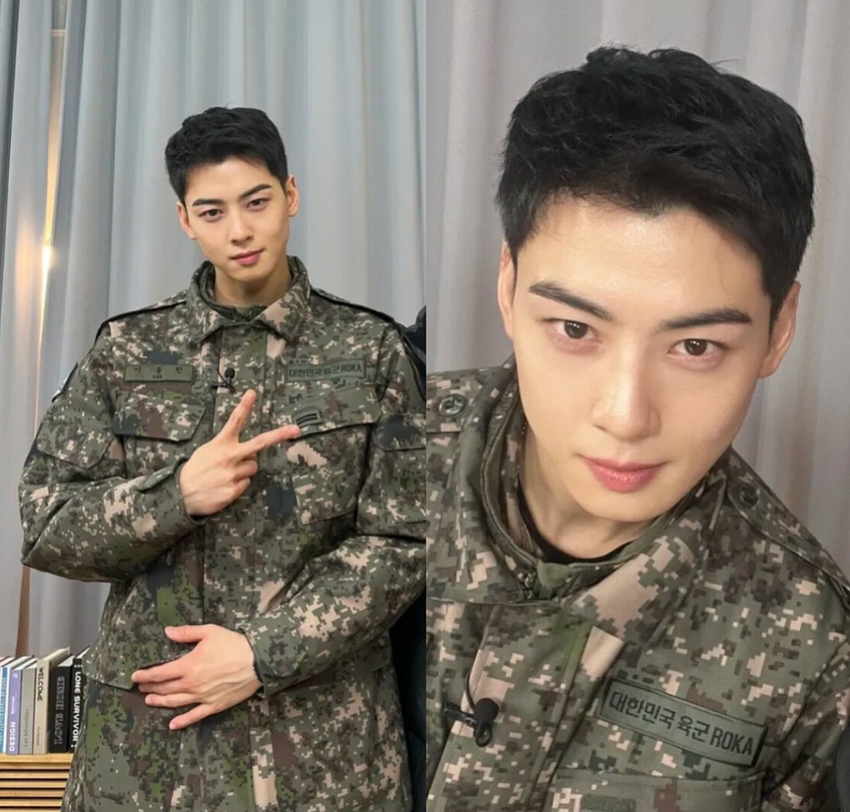 cha eun woo military