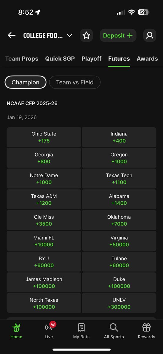 P2Locks's tweet image. Miami +10,000 to win CFP is worth the sprinkle. When BYU loses tomorrow and if Miami gets in, they are a top 3 team to win it all. Don’t care who they lost to this year. Bought them at +15,000 and buying again at +10,000. If they get in, watch the fuck out.