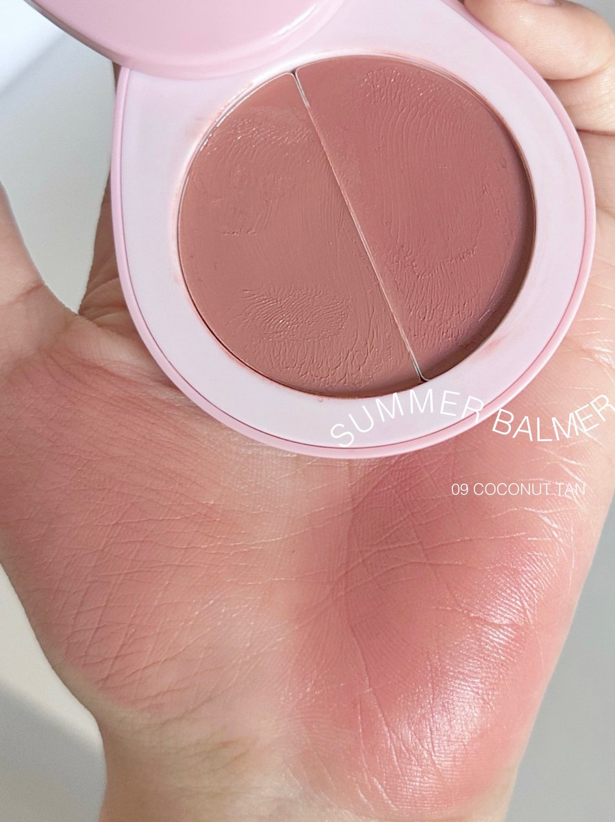 NavyO_O's tweet photo. คนไทย=ชอบสีนี้แน่นอนเห็นแว๊บเดียวก็รู้บลัชสีใหม่ของ summer balmer เบอร์ 9 สวยมากรอบนี้เขาผลิตแปรงมาด้วยเดี๋ยวเราสวอทใช้ดูทุกสีเลยย https://t.co/RrIDmmwrN3