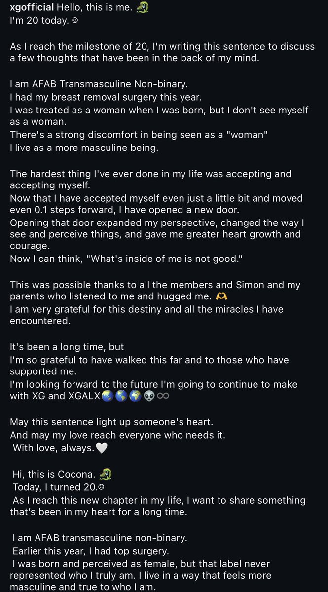 I’m so fucking proud of you!! Coco, we love you!