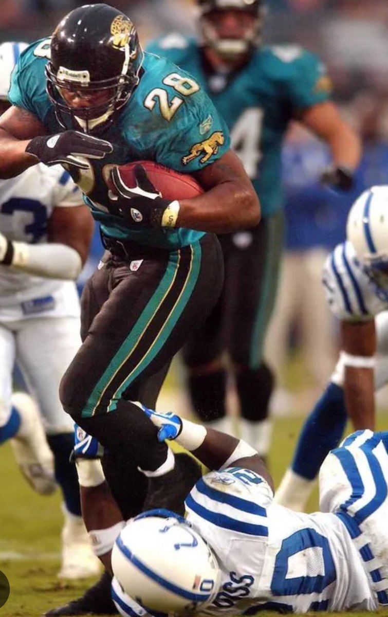 Ninja_Turtle014's tweet photo. @Jaguars @Ticketmaster Not a gif but @FredTaylorMade trucking Mike Doss for the game winner should be here https://t.co/N01jTf4hJi