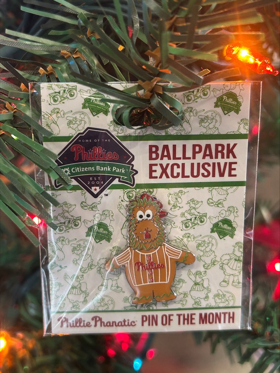 The holidays are in full swing at the <a href="/Phillies/">Philadelphia Phillies</a> Team Store! 🎄Check out the annual holiday sale, filled with seasonal merch—including the ballpark-exclusive Pin of the Month: the Phillie Phanatic as a gingerbread cookie!🌟🍪