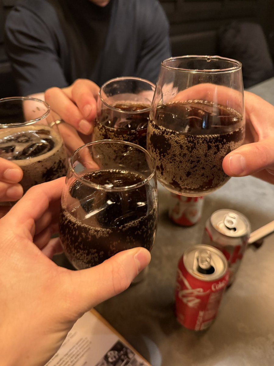 last night we let the full strength coke do the podcasting