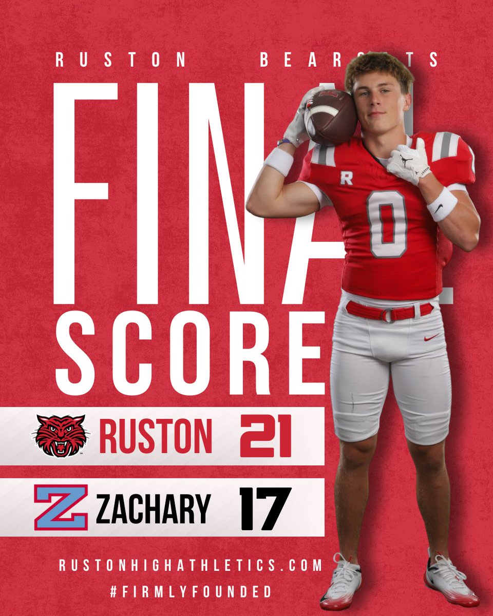 rustonathletics's tweet photo. CALLING NEW ORLEANS! For the 4th straight year the Bearcats will head to New Orleans for the STATE CHAMPIONSHIP! https://t.co/he1r2IuFv2