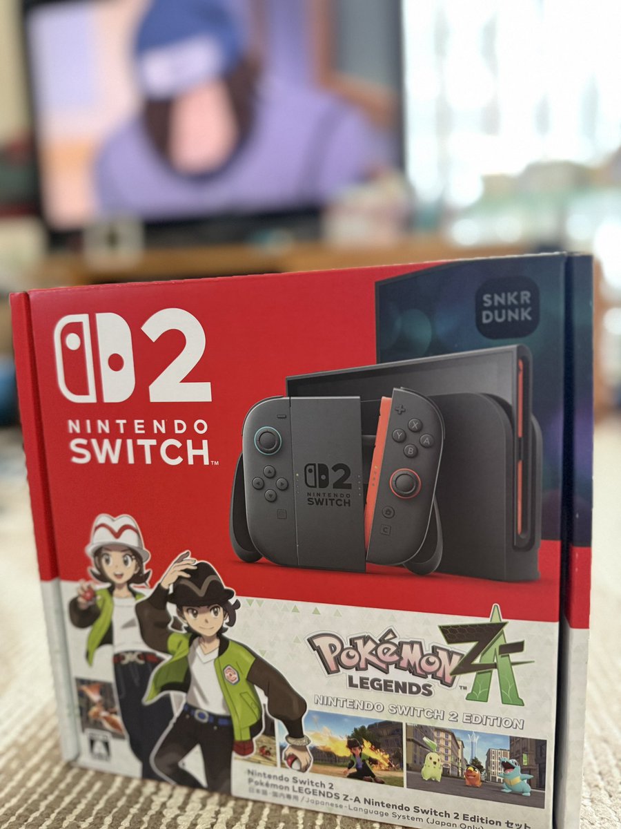 Switch2きたあああ

今日からポケモンやりまくろっと◓⃙⁣
Switch持ってる人一緒にやろ！他のゲームでもなんでも！！！