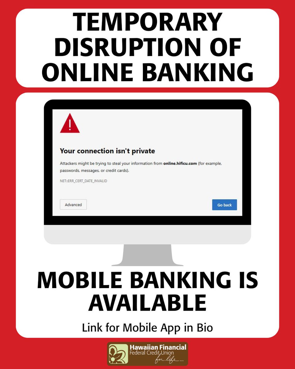 Hawaiian Financial FCU tweet media