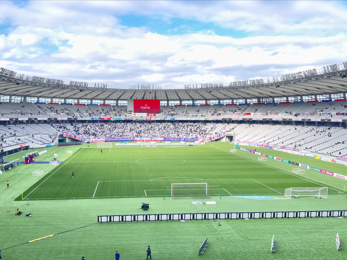 bec_yn's tweet image. 1層目のチケット取れなかったので、
まったり２層目。 #albirex #新潟 #albirexniigata