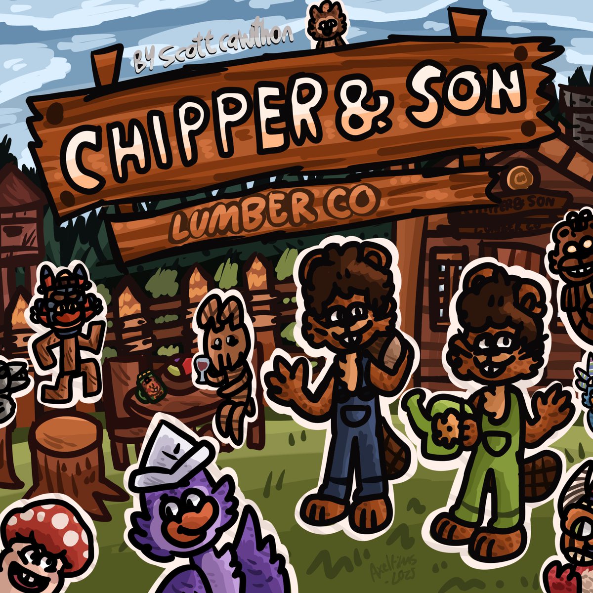 axelfilms22's tweet photo. chipper and sons lumber co ._.
( last day of fnaf 2 movie )

#chipperandsonslumberco
#chipperandsons #indiegame #indiegamefanart #indiegames
#scottcawthon #fnaf #chipper #fnafworld #tykeandsonslumberco #seabill #fnaf2movie #fnafmovie https://t.co/zRbNVkgj51