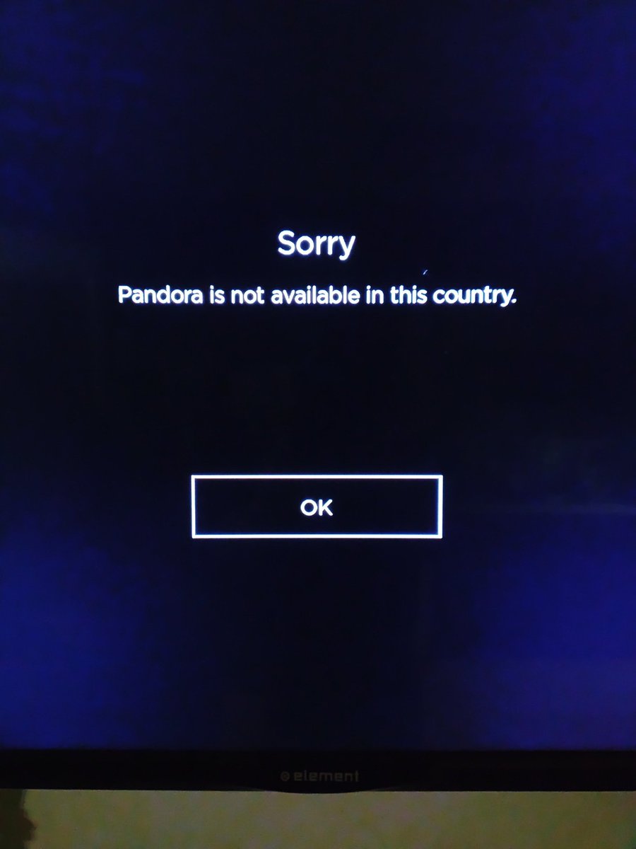 I live in the USA. Have all my life. And using <a href="/Starlink/">Starlink</a>. I gat the message from <a href="/Pandora/">Pandora</a>.
What you have to say <a href="/Starlink/">Starlink</a>