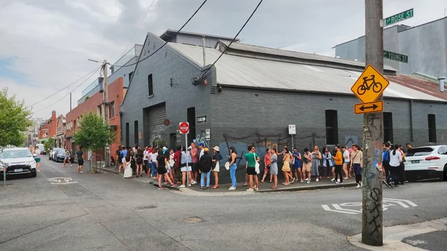 You should see the line people in melbourne wait in for an ok croissant