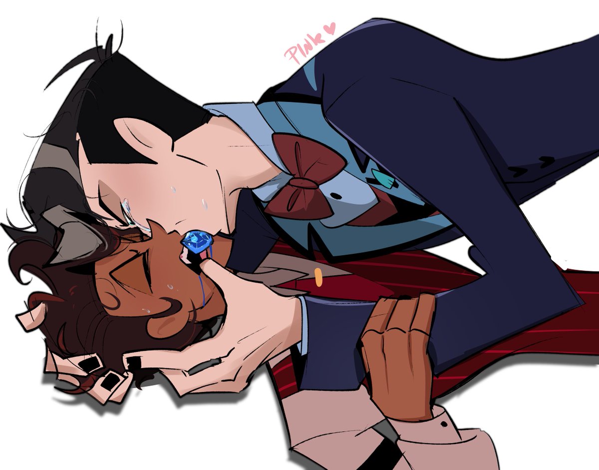 pinksartdump's tweet image. that other toxic yaoi but it's #radiostatic