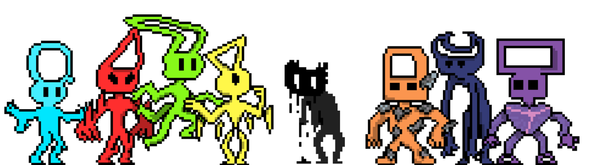 Chromatic_Game's tweet photo. I'm a big fan of @SunnaStudio and their previous game Planet Cube Edge, so I figure I'd throw Chroma into the 
#GunnyAscendContest!
Chroma can turn many different colors, but only the blue one is in my game right now!
#indiedev https://t.co/GPLQt4vdCP