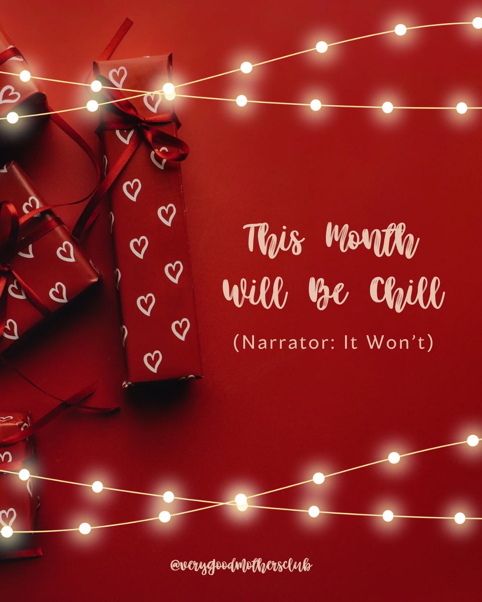 VGM_club's tweet image. This Month Will Be Chill” (Narrator: It Won’t)
“Me on Dec 1: ‘I’m keeping things simple this year.’
Dec 3: ❄️🔥🎄💀”

If December already tried to run you over, you’re not alone. Let’s slow the pace, breathe deeper, and build some margin together. ✨
See you Tuesday ❤️ 
#VGMC