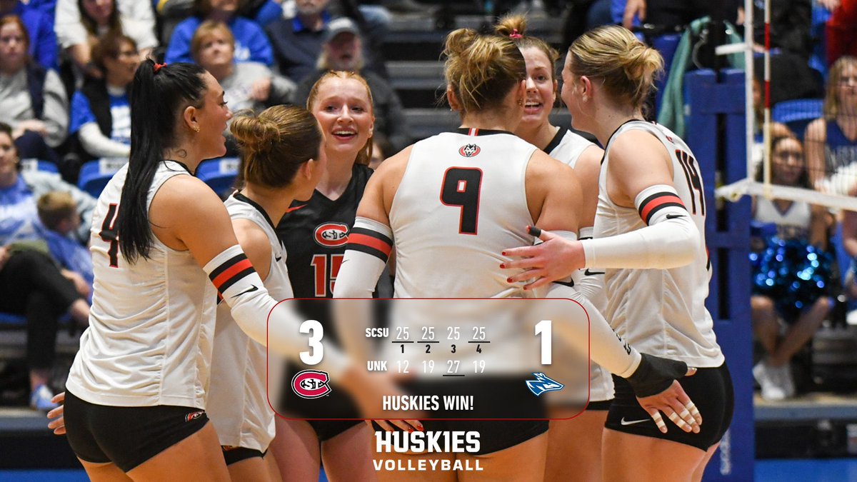 𝑼𝑷𝑺𝑬𝑻 𝑨𝑳𝑬𝑹𝑻 😤// 𝐒𝐖𝐄𝐄𝐓 1️⃣6️⃣ 𝐁𝐎𝐔𝐍𝐃‼️

Huskies take down #2 Nebraska Kearney on their home floor in 4 sets in the NCAA Round of 32 to advance to their second consecutive Central Region Championship match👏

#HuskiesVolleyball 🏐 | #GoHuskies 🐾 | #NSICVB | #D2VB