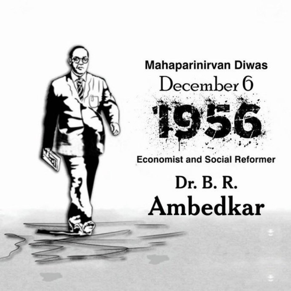 एक दीप जो हजारों लोगों की ज्योति को प्रज्वलित कर गया....
सादर नमन...💐💐

#BabasahebAmbedkar