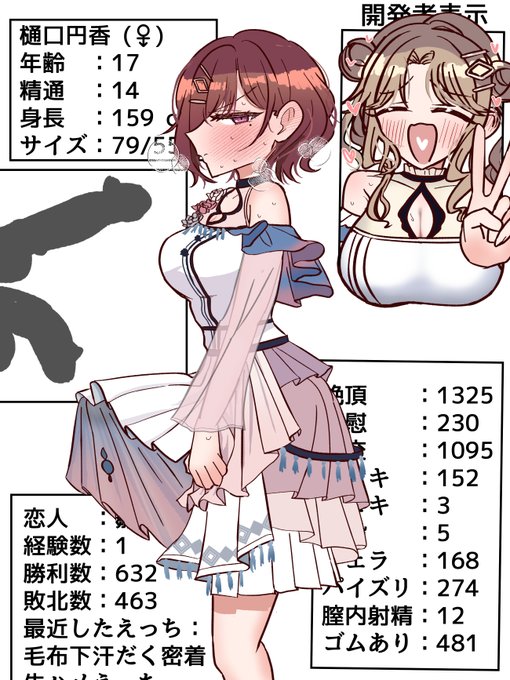 ftnrまどひな
エロステータス、好き 