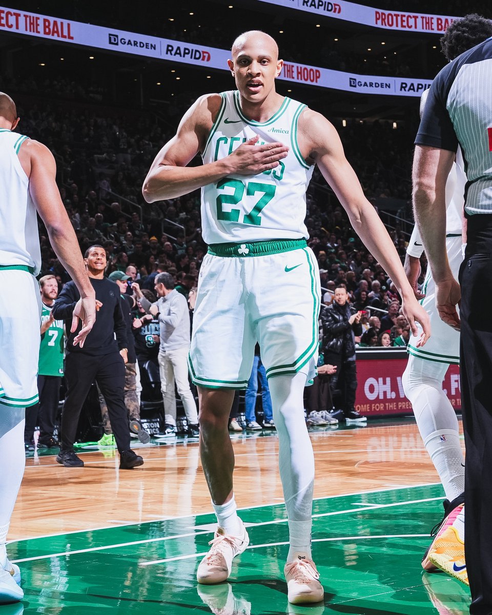 celtics's tweet image. Jordan has shot 18-of-19 from the field (94.7%) over his last three games 💪
