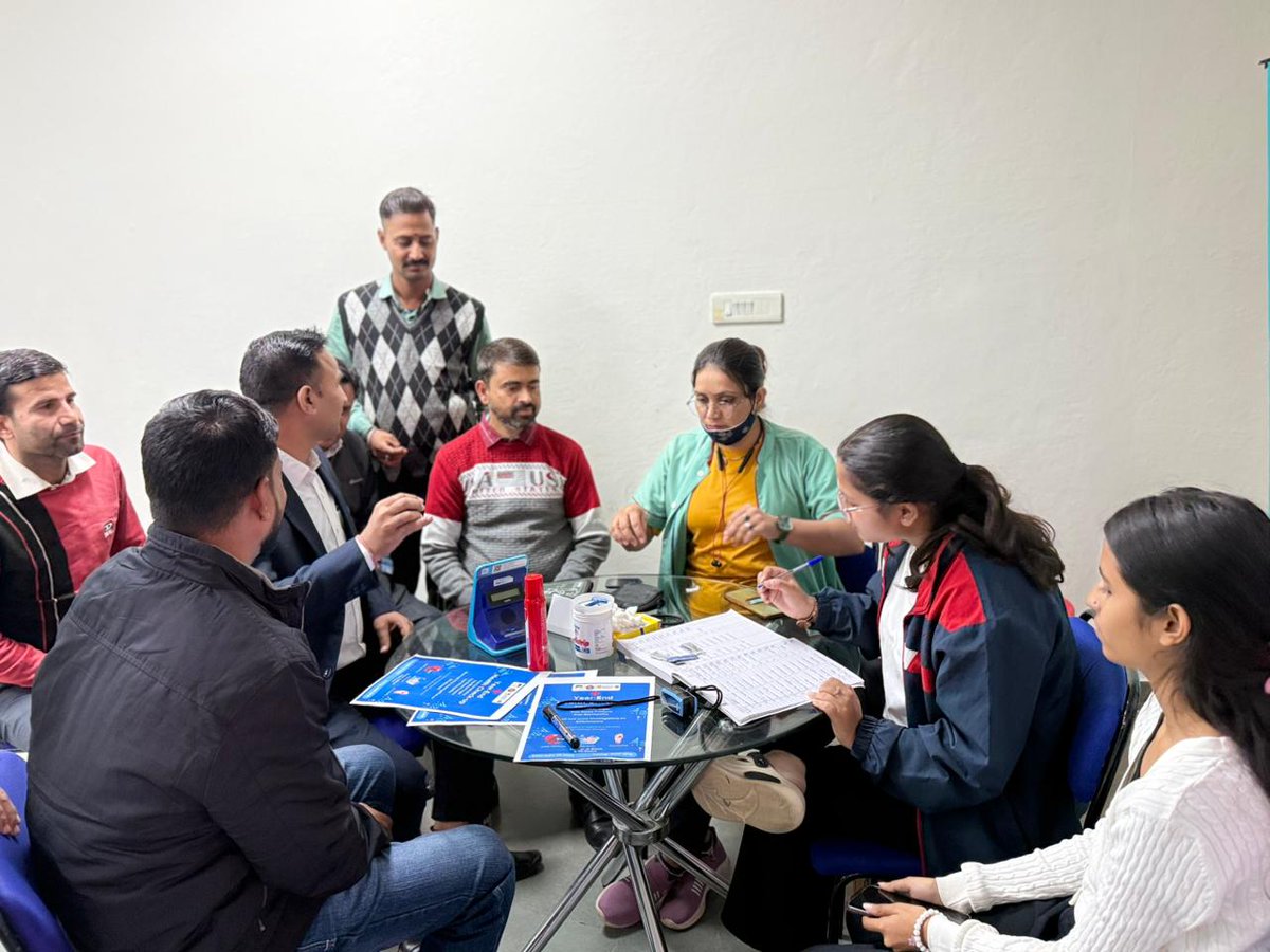 AmityUniJaipur's tweet image. Amity University Rajasthan, through the dedicated efforts of the NSS and UBA Cell, successfully organised a Comprehensive Health Check-Up Camp. At Amity, the well-being of our community is paramount.

#AmityJaipur #HealthAndWellness #Unnatbharatabhiyan
