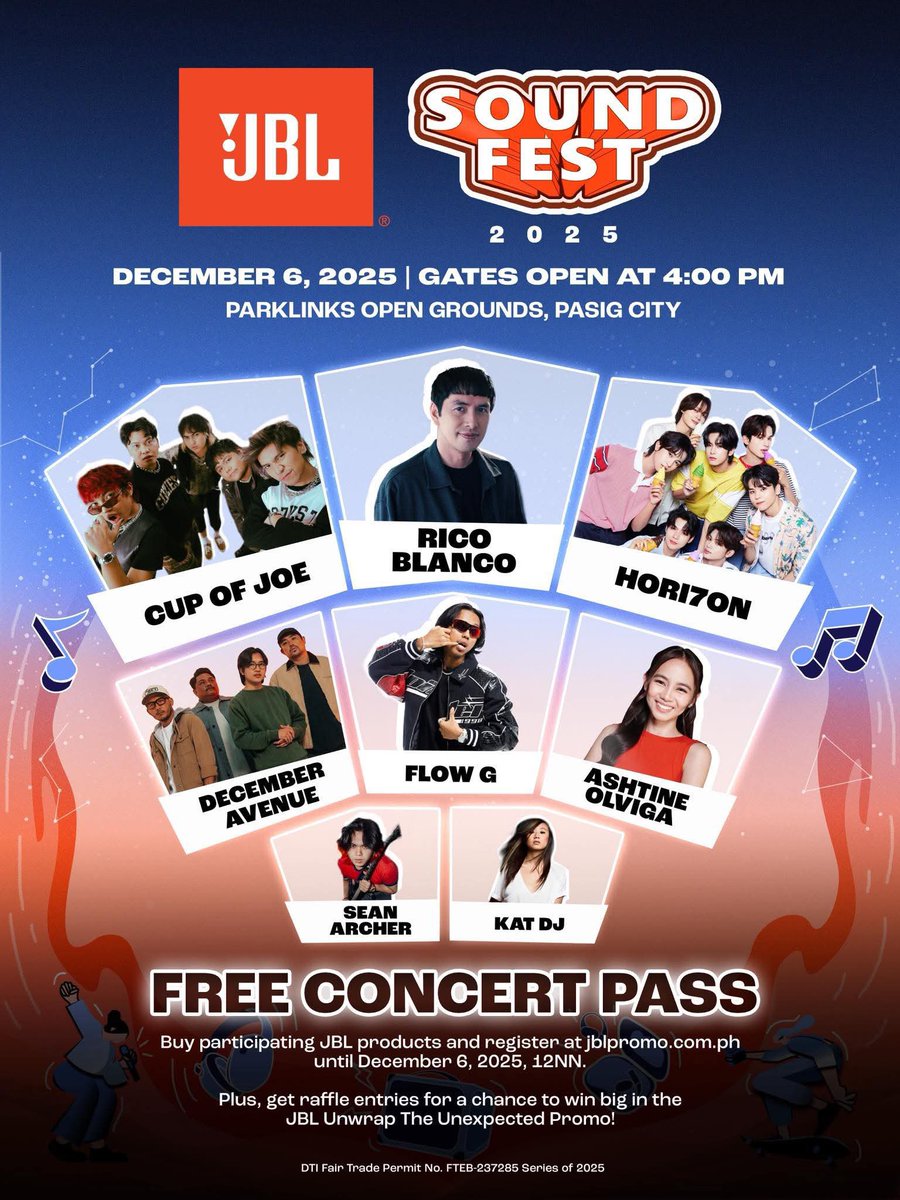 selling my extra ticket for jbl
2 gen ad

200 each 

#JBLSoundFest2025