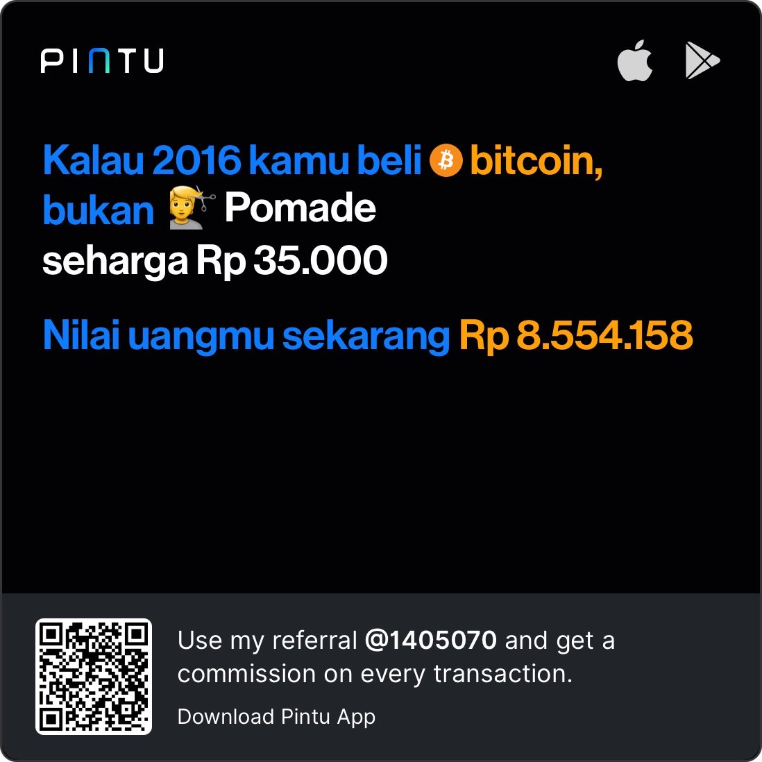 jayash79's tweet photo. Use my referral @1405070 and get a commission on every transaction.

https://t.co/cO04aiNNmE https://t.co/76cGFuUZMN