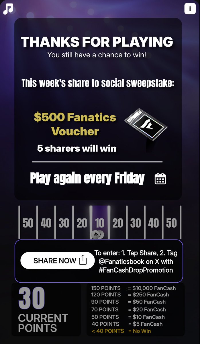 MAACKBEEAM's tweet photo. @FanaticsBook
#FanCashDropPromotion
Play the #FanCashDropPromotion today
https://t.co/3wnUtqm3Dt https://t.co/5VLra0j2g2