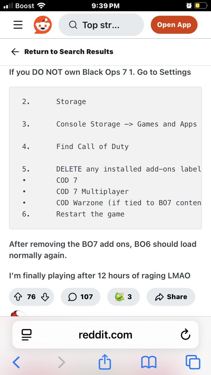 GodAllMarley's tweet image. If you’re getting the dev error bs on bo6, here’s the fix