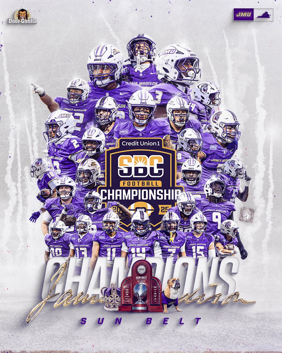 SUN BELT CHAMPIONS. 

#GoDukes