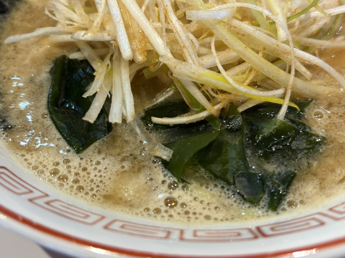 ネギラーメン@ ラーメン 霽レ空 久し振りに牡蠣ラーメン食べようと訪問