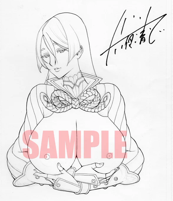 【BOOTH販売】 「COMIC1☆17」にて頒布された、源頼光(FGO)の「おっぱいストラップ」の「彩色用線画+ラフ原画+グッズ<三点セット>」になります。 ラフ原画と粗ラフ絵には「十六夜清心」本人による直筆のサインを入れさせて頂いております。 この機会に是非、宜しくお願いいたします。