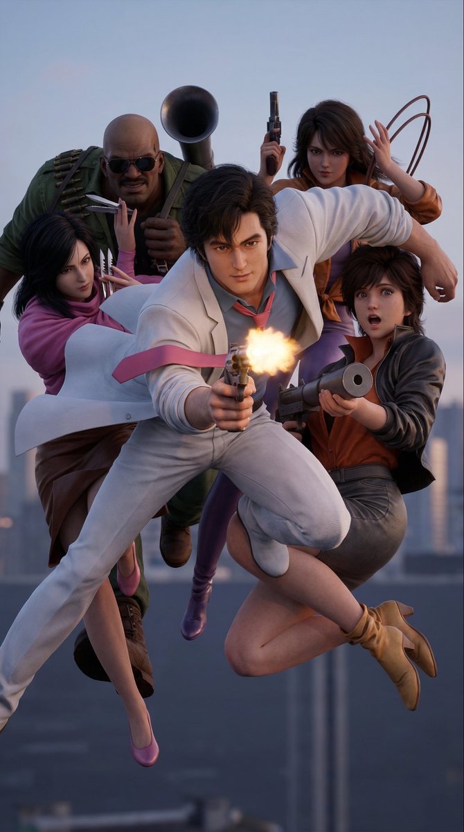 Kane19681's tweet photo. City hunter (AI generated) https://t.co/7TyFrezdJL