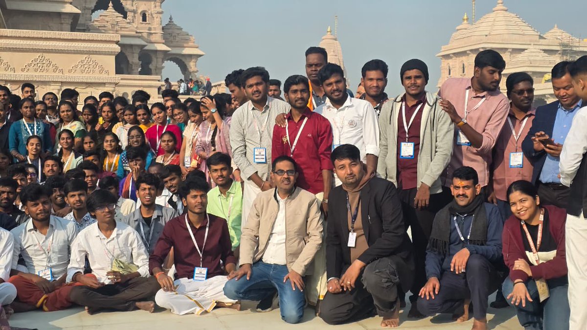 Ayodhya received the student delegates with its timeless serenity, a place where every pathway and prayer carries the weight of India’s sacred heritage. 

In this land where dharma took form and ideals found their voice, their presence added a profound layer to the cultural