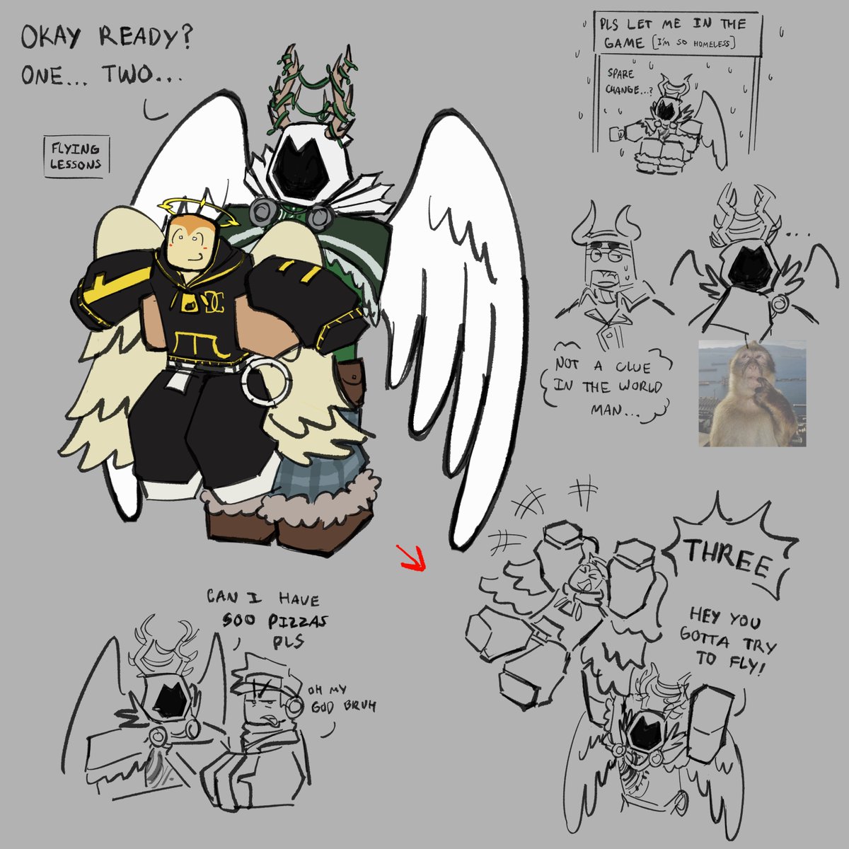 School is a bum but I swear I’m drawing
#TROR #theremainsofrobloxia