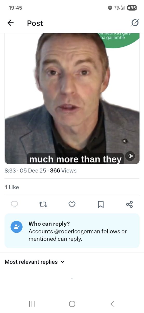 @censorshipIrelandpoliticians
Roddy does not like replies.
RedC as per Peadar Tobin of Aontu
Has Rod of the Alliance at 0% 
Who could vote for that shower that have wrecked the state