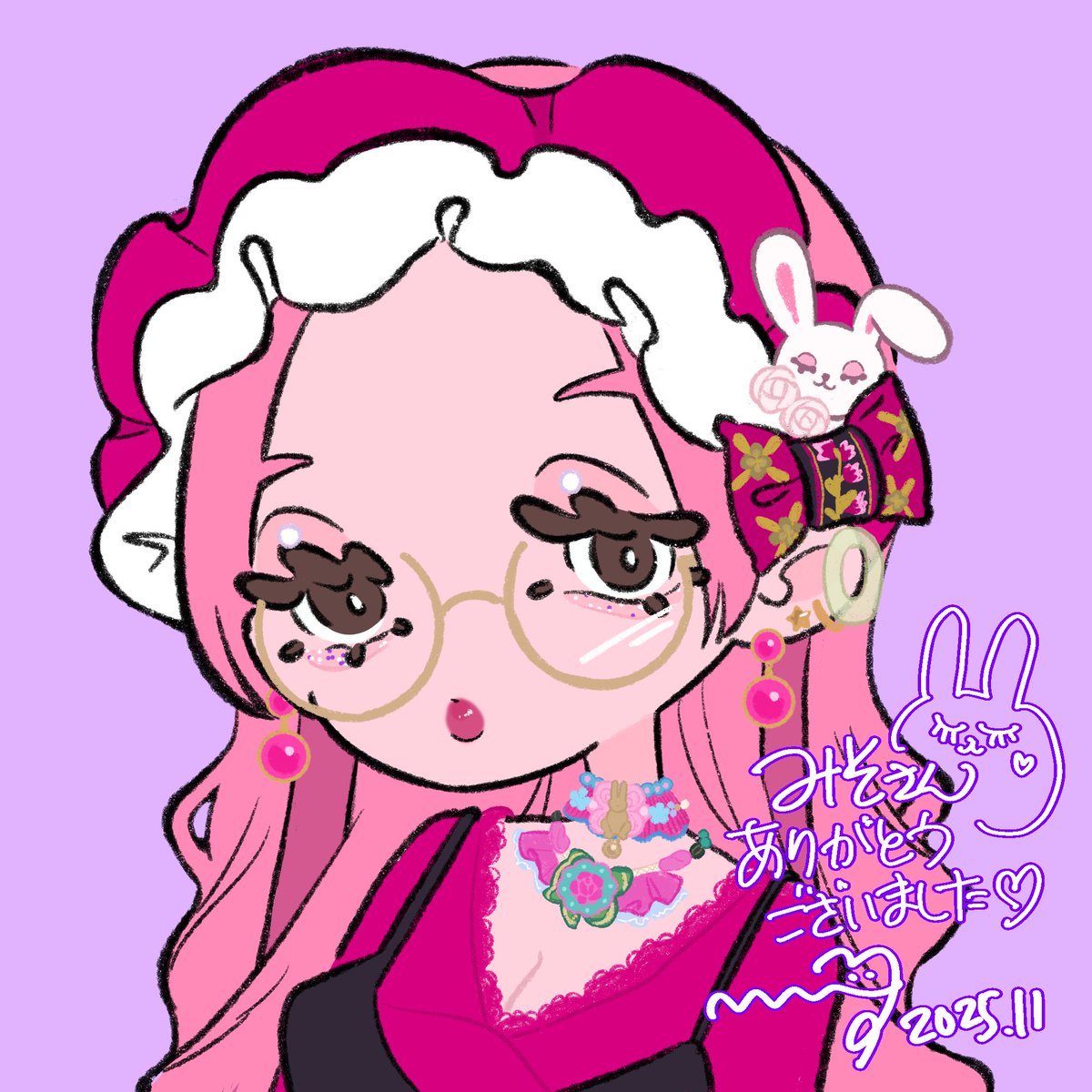 似顔絵をオーダーいただきありがとうございました💗前回に引き続き今回