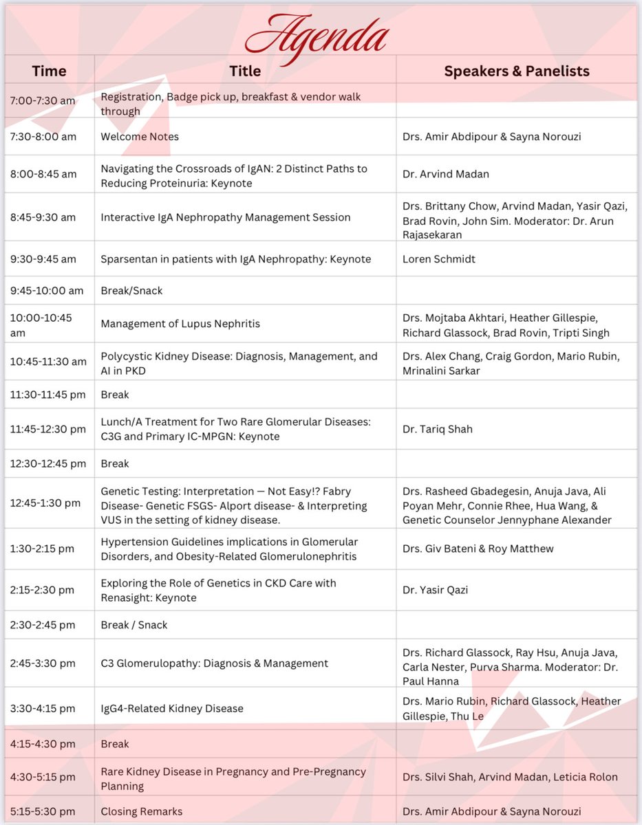 Madanef30's tweet photo. Excited to be part of rare kidney disease meeting ! https://t.co/HsfJP62xfk
