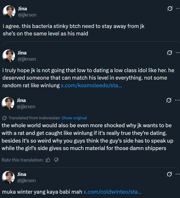 📢 MASS REPORT

Harassing her, mocking her medical condition and making death threats

🔗: tinyurl.com/3znd68a5
🔗: tinyurl.com/44kh5m7m
🔗: tinyurl.com/3ehcfk9w
🔗: tinyurl.com/45aa6p9y
🔗: tinyurl.com/mppssa3k
🔗: tinyurl.com/26bua8nr
🔗: