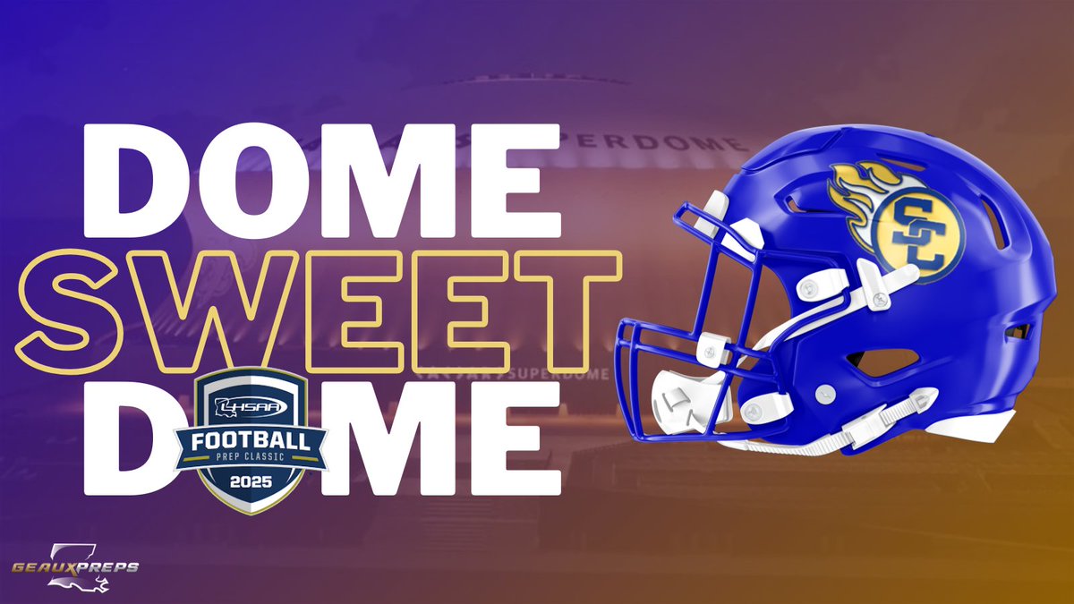 GeauxPrepsLA's tweet photo. FINAL: St. Charles 34, University 27 (OT)

St. Charles is headed back to the state championship game for the eighth time in program history, chasing their fourth state championship! ☄️🏆 https://t.co/gC0AMIH0gQ