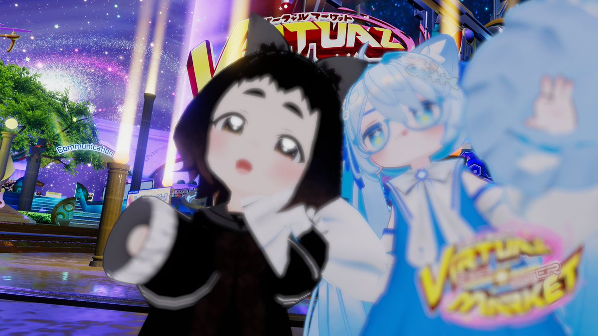 Vketはじまったー！！
エントランスだけでも見ごたえあるぞ！

①おそろいポーズ☆
②イベントエリアにQVペンあるの初めて知った
③やっと見れたルミナちゃん！
とっっても美人さんでめっちょ似合ってた
④久々に会えて嬉しすぎた…！！
可愛いお姿に朝から癒されました☺️
#Vketはじまったな