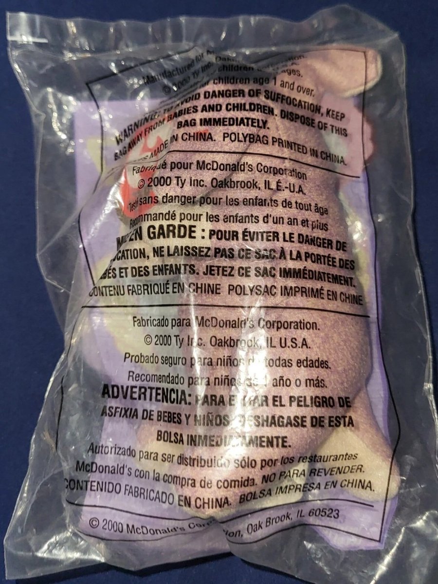 AlbertoMacias2's tweet image. 🔥SEALED 2000 McDonald’s Teenie Beanie #17 Springy the Lavender Bunny! Mint in bag. Nostalgic Christmas gift! 🎄🎁 #TeenieBeanie #McDonaldsToy #ChristmasGift

ebay.us/m/1BejUe

merc.li/fgxjXVVPb?sv=0