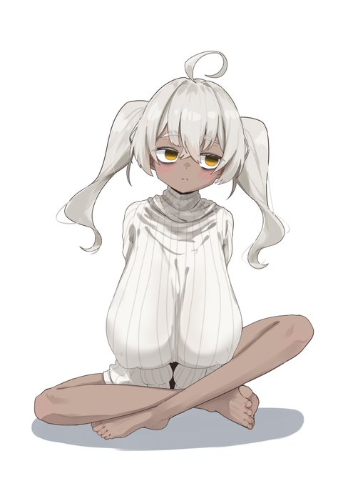 褐色ロリ巨乳ちゃん(1/2)