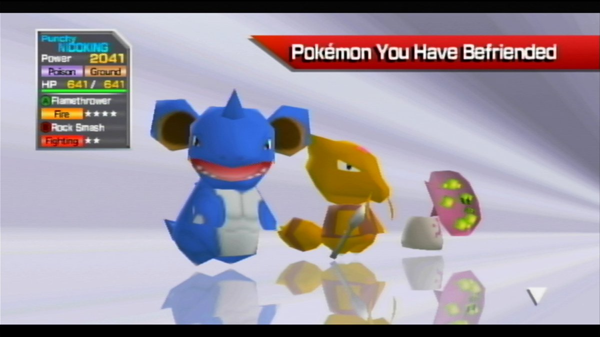 SleepykyuSH's tweet photo. thanks for coming to stream today!!!! found my first two shinies of this #rumbleweekend with gengar after 192 runs and nidoking after 9. i hope to find more!!! #shinypokemon https://t.co/qdrY7iayle
