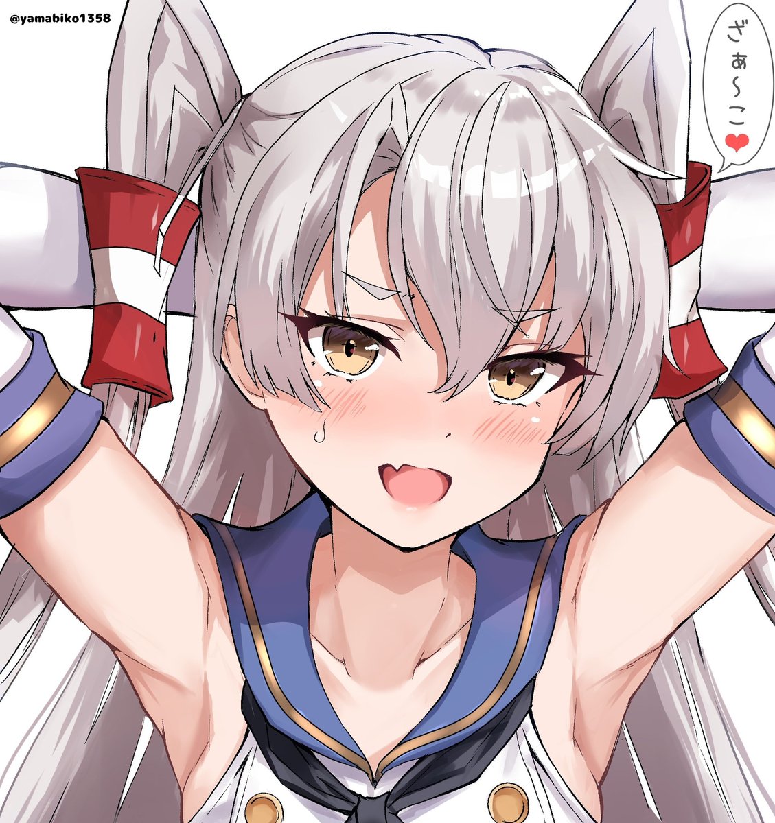 天津風(艦これ) ,島風(艦隊これくしょん) 「島風コスの天津風は 除外されたので再投稿すいません 全体版が見たい方は ハイライ」|ヤマビコ🔰シャドバン中😭のイラスト
