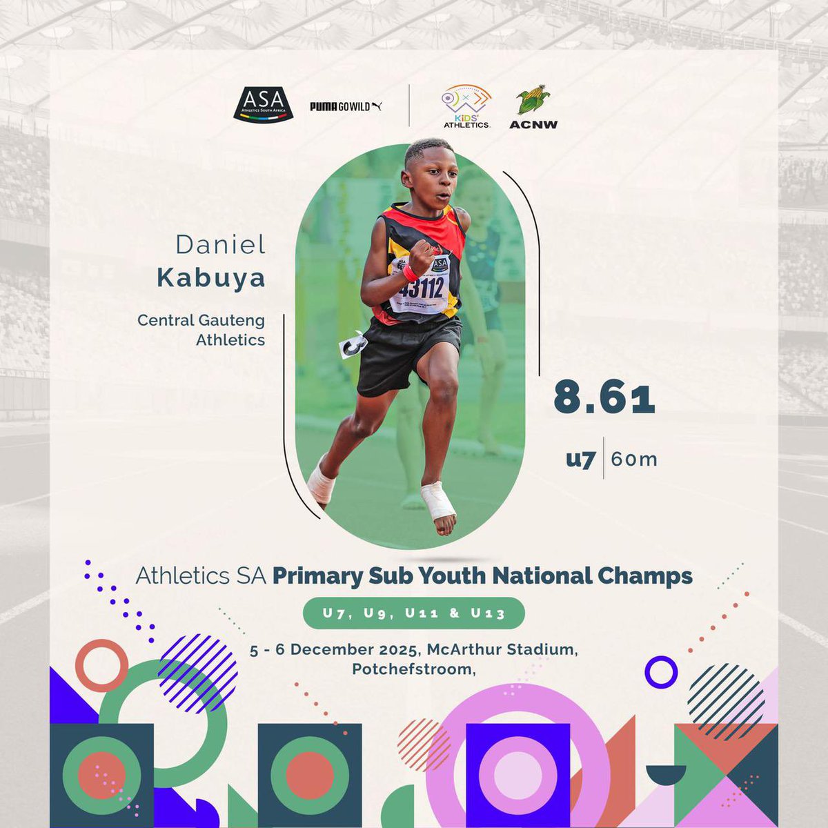 On a different level 😮‍💨

Daniel Kabuya dominated the 60m from start to finish, securing the first national title of his young career 👏

#SubYouthAthletics