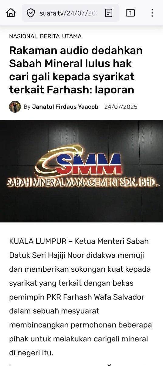 Kalau pendedahan rasuah terhadap setiausaha politik PM ni didakwa dimahkamah,

Kenapa pendedahan dari insan yg sama terhadap ahli politik yg berkuasa di Sabah tidak langsung diambil tindakan? 🤔