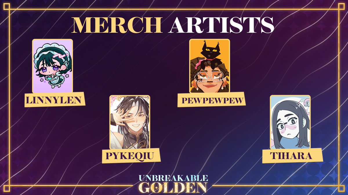 ✦ MERCH ARTISTS ✦

<a href="/akan0__/">akano👹 | vgen open!!</a> ✧ briarhearts.art (IG) ✧ bulu-boo (Tumblr) ✧ <a href="/catrollcake/">ruru 🍓</a> ✧ <a href="/csyk00/">𝑹𝑶𝑺𝑰𝑬🪽</a> ✧ elle-arts (Tumblr) ✧ <a href="/flawedideal/">dylan 🌙💫</a> ✧ <a href="/HooItsClaire/">Hoo? Its Claire @CFCC M4</a> ✧ <a href="/sunkenBEAST/">Kalil 🖤 C0MMS PAUSED</a> ✧ <a href="/konppei/">Kon✨zine jail</a> ✧ <a href="/linnylen/">LIN</a> ✧ pewpewpew (Tumblr) ✧ pykeqiu (IG) ✧ <a href="/TiharaEzzo/">Tihara ❤️🖤🤍💚</a>