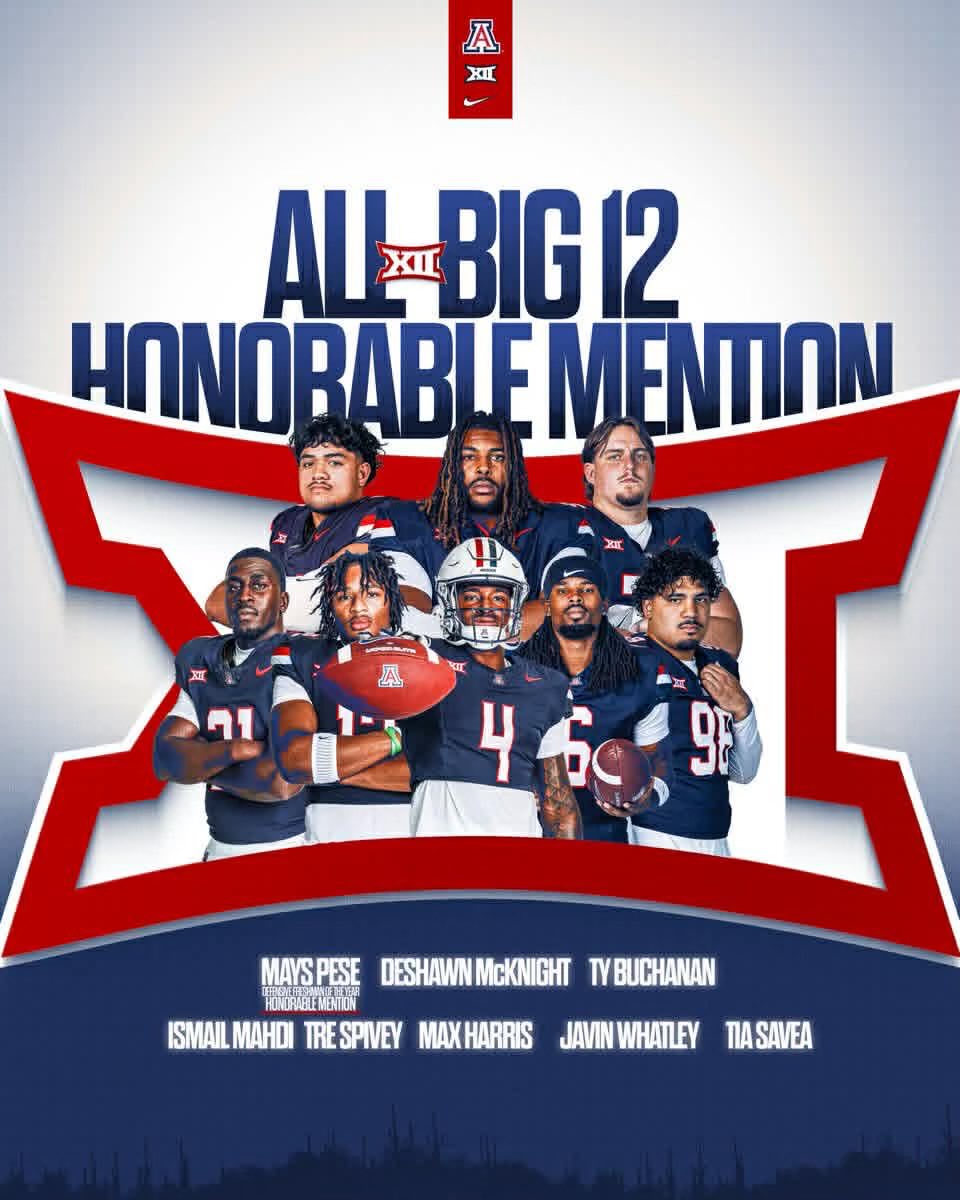 TomCrawfordHC's tweet image. ⁦@bdhs__football⁩ alum Mays Pese receives All Big 12 recognition as freshman DPOY HM for his performance at Arizona this season! So well deserved. Incredible freshman!  So fun to watch! Congrats Mays!! Proud of you! ⁦@MaysPese⁩ ⁦@BDHS_Athletics⁩ #relentless