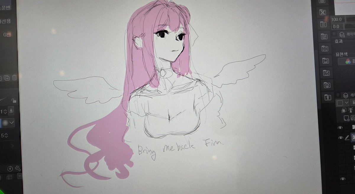 pepperart__'s tweet image. #NIKKEfanart #AGF_2025_KOREA 
#wacom 
AGF행사와서 와콤 체험하기
직원분이 잘 그린다고 칭찬해주셔서 기분이 좋다☺️